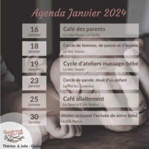 Agenda Janvier 2024